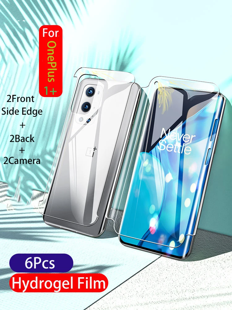 

Front Back Camera 1+ 8 8T Screen Protector For OnePlus 9 9Pro Full Coverage HD All-Inclusive Soft Hydrogel Film 7Pro 7TPro 8Pro