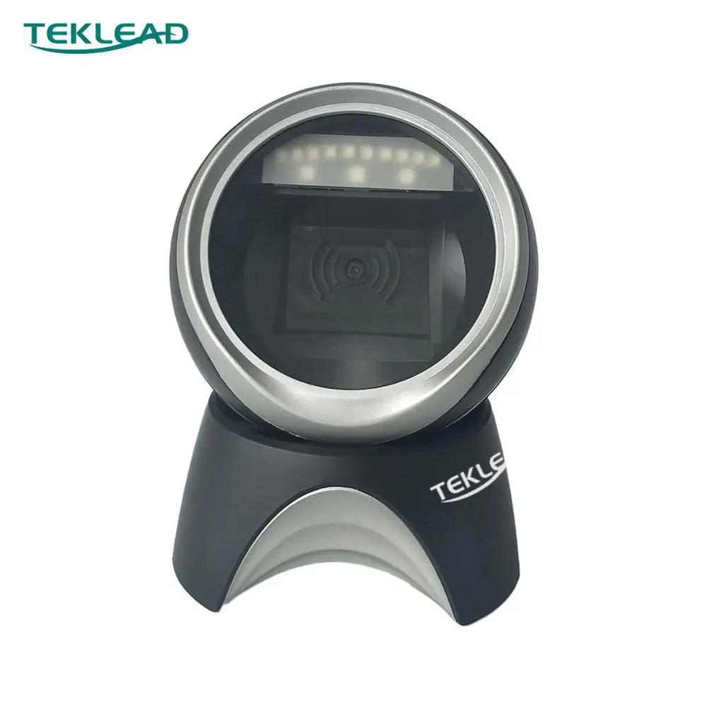 TEKLEAD 2D автоматический сканер штрих-кодов всенаправленный Hands-Free usb-считыватель штрихкодов для Мобильных Платежей для магазина, супермаркета