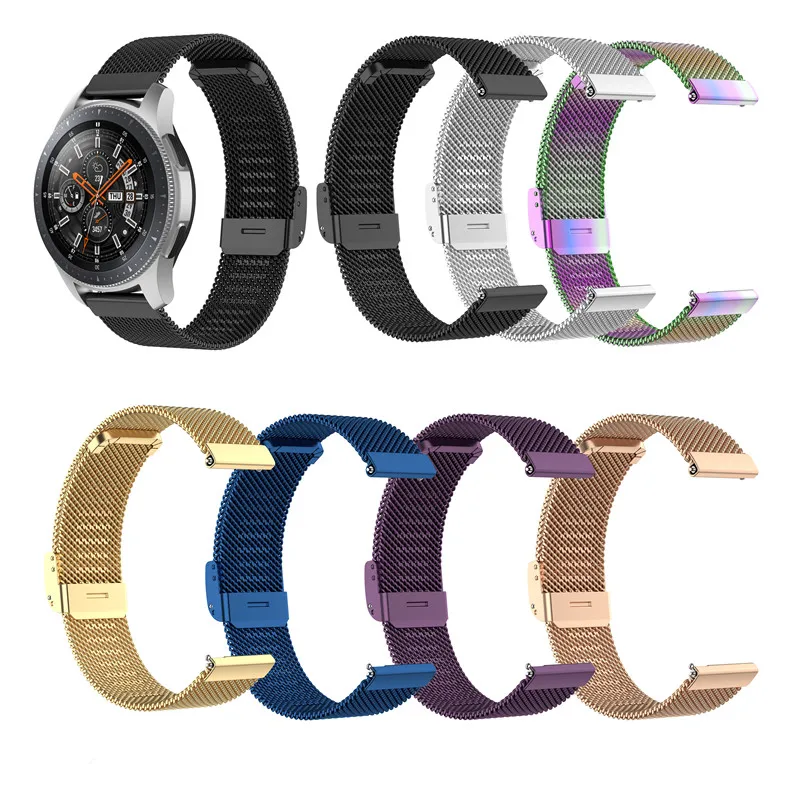 

Milanese Watchband for Samsung Galaxy watch 46mm 42mm Release Band Mesh Stainless Steel Strap Wristband