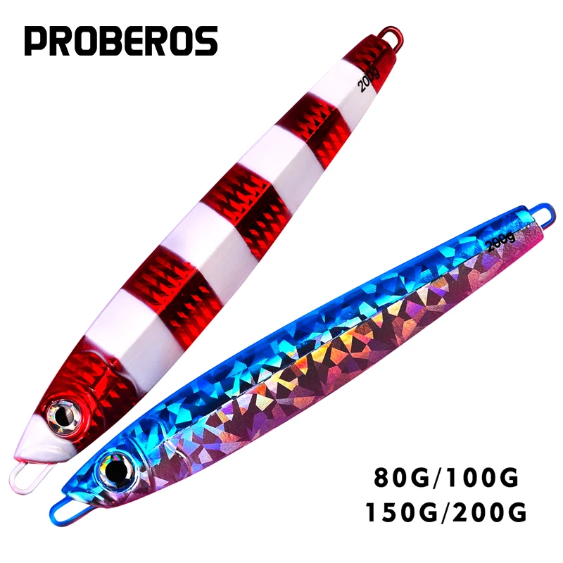 Рыболовные приманки для джиггинга PROBEROS 5 шт./лот 80 г-100 г-150 г-200 г цветов приманка