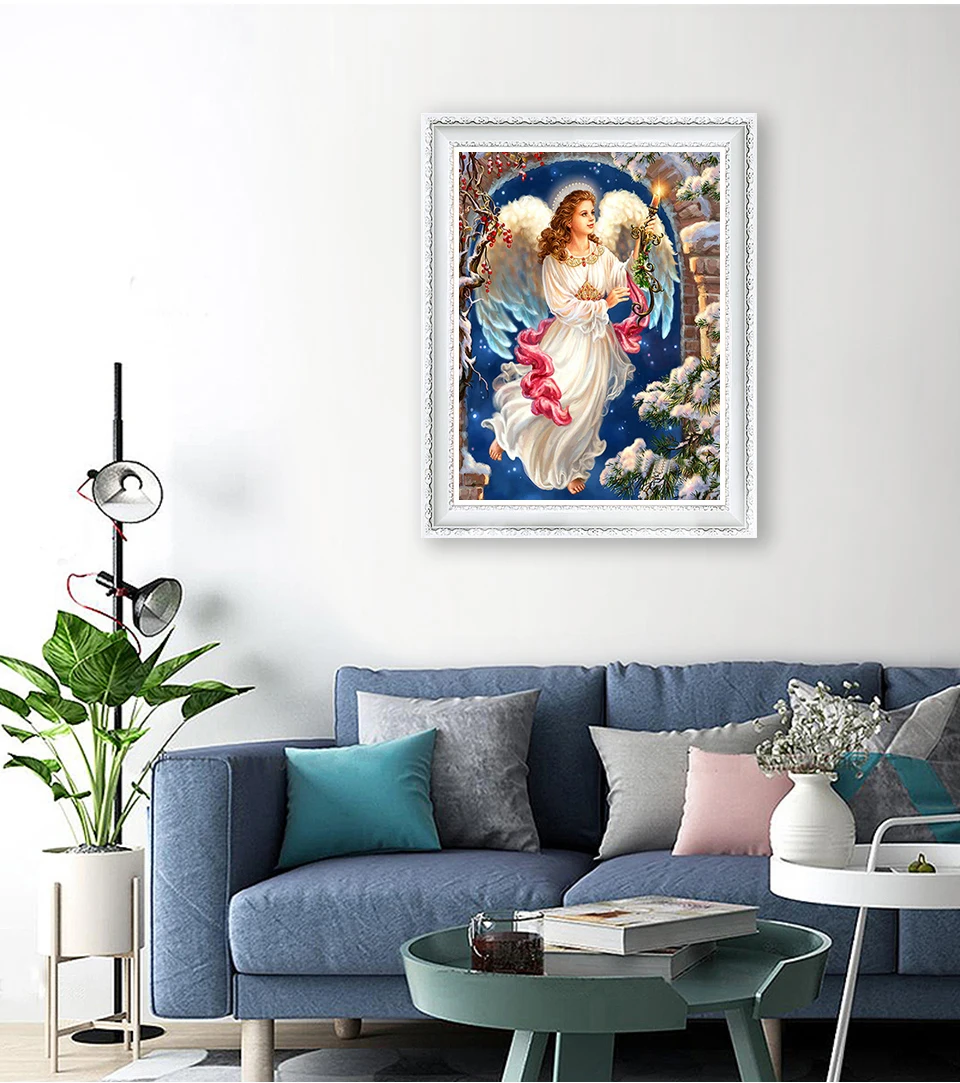 Алмазная живопись религиозный узор домашний декор полный квадрат вышитый