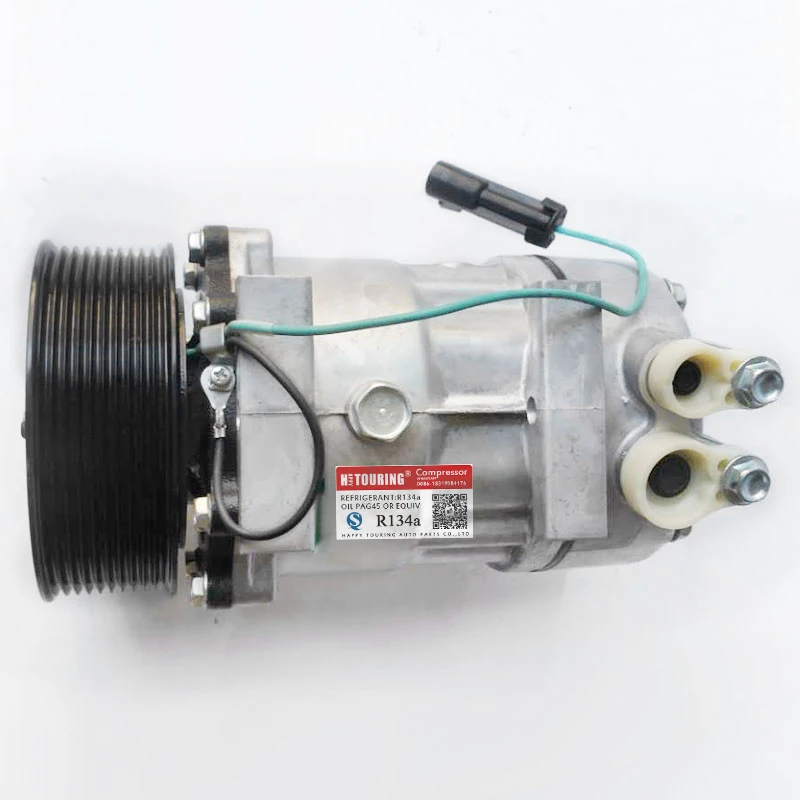 Компрессор кондиционера Sanden 7H15 SD7H15 для грузовика Scania 2004-2011 8275 8295 1531196 1888032 15504811