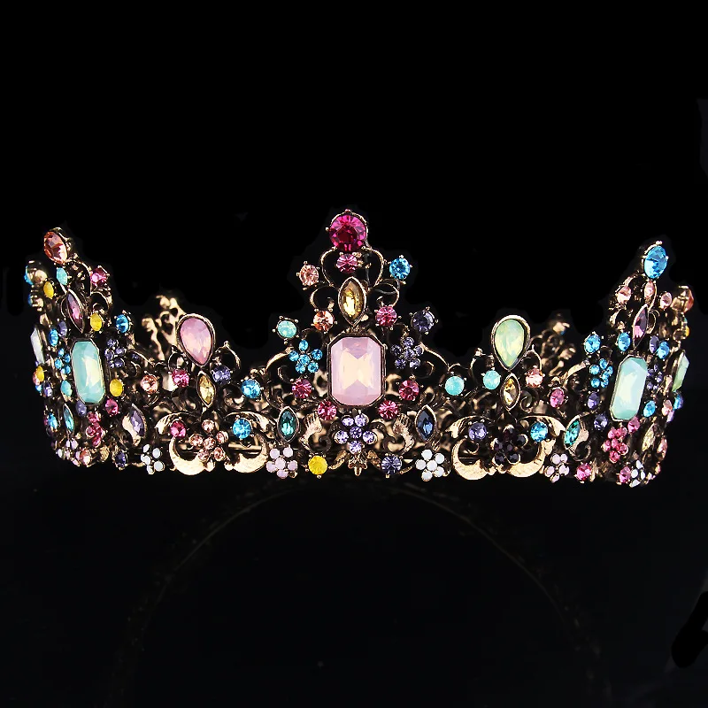 

Costume Hair Accessories Wedding Tiaras Gemstones Rhinestone Crowns Jeweled Queen Crown