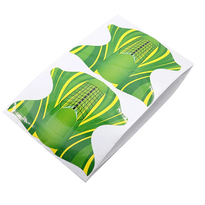 

50 шт., акриловые наклейки для наращивания ногтей