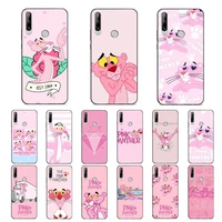 maiyaca pink panther phone case for huawei y 6 9 7 5 8s prime 2019 2018 enjoy 7 plus