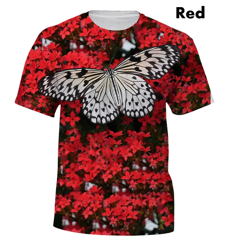 

Summer leisure and cool butterfly new high-quality T-shirt (the best gift)