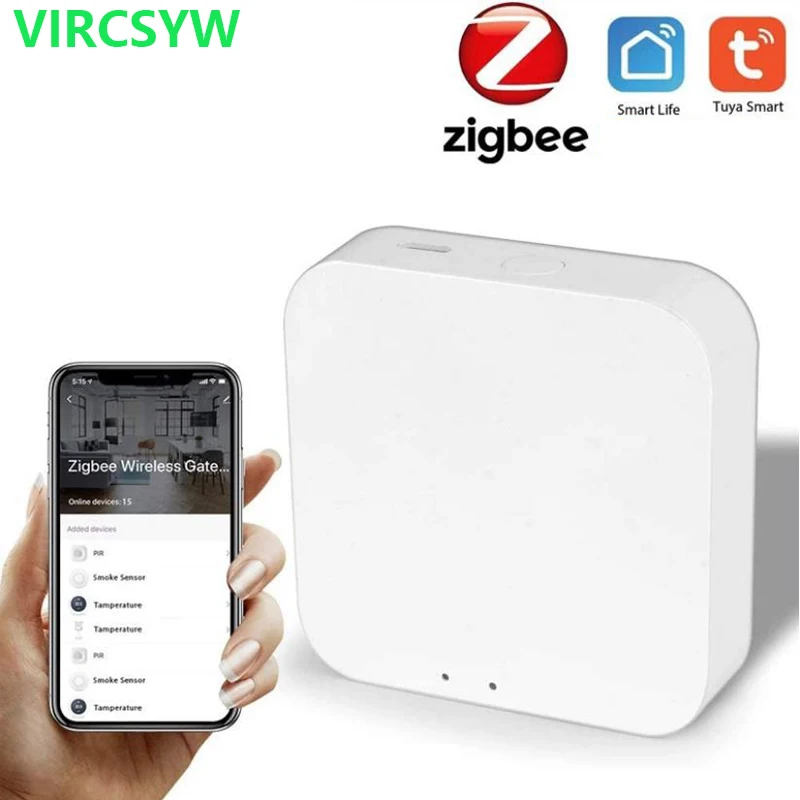 

Zigbee 3,0 шлюз Smart Hub Беспроводной дома мост Homekit приложение Tuya дистанционного Управление Zigbee протокол Поддержка Alexa и Google Assistant