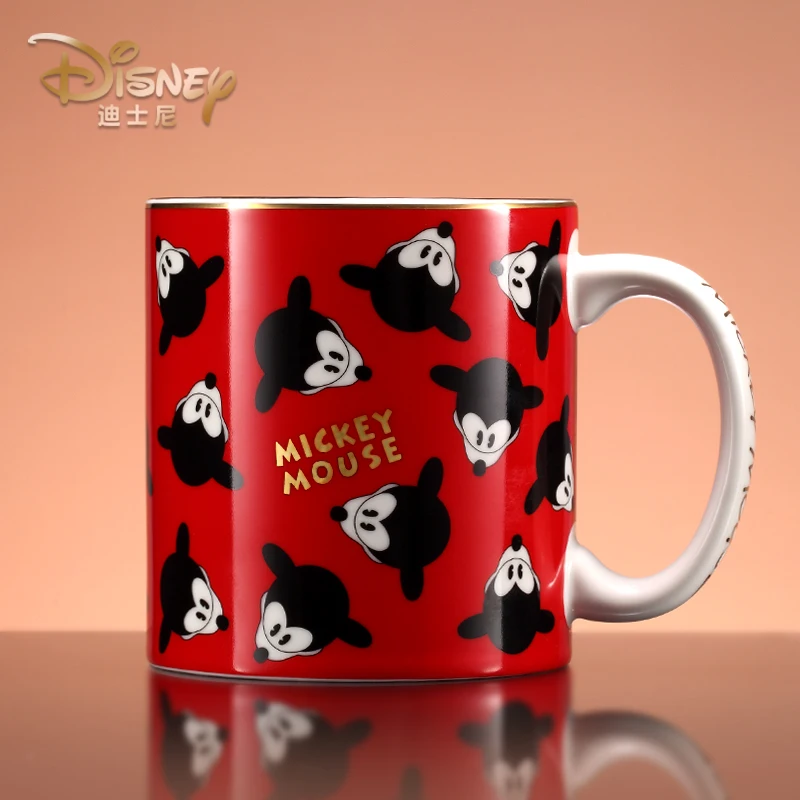 500 мл Disney модная стеклянная большая емкость мультяшная кружка с керамической