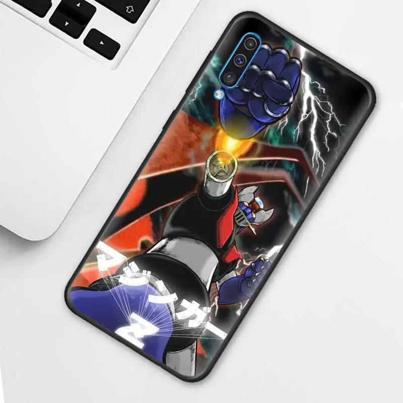 

UFO Robot Goldorak Case for Samsung Galaxy A70 A50 A90 5G A40 A30 A20 A70s A10 s A20e A10e Black Silicone Phone Coque