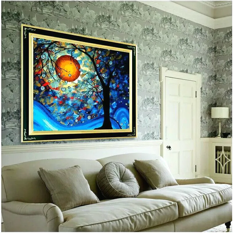 Набор для вышивки сделай сам наборы крестиком 11CT точные известные картины DMC Tree