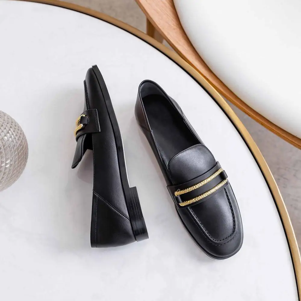 Туфли Krazing pot из мягкой натуральной кожи флоковые лоферы с металлическим