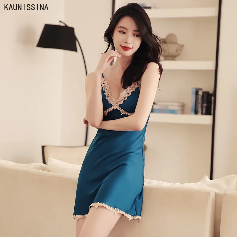 

Women Intimate Silk 2 Piece Sleepwear Set Sexy Lace Nightgown Robe Lingerie Suit Brides Bridesmaid Wedding Robe Gown Night Dress