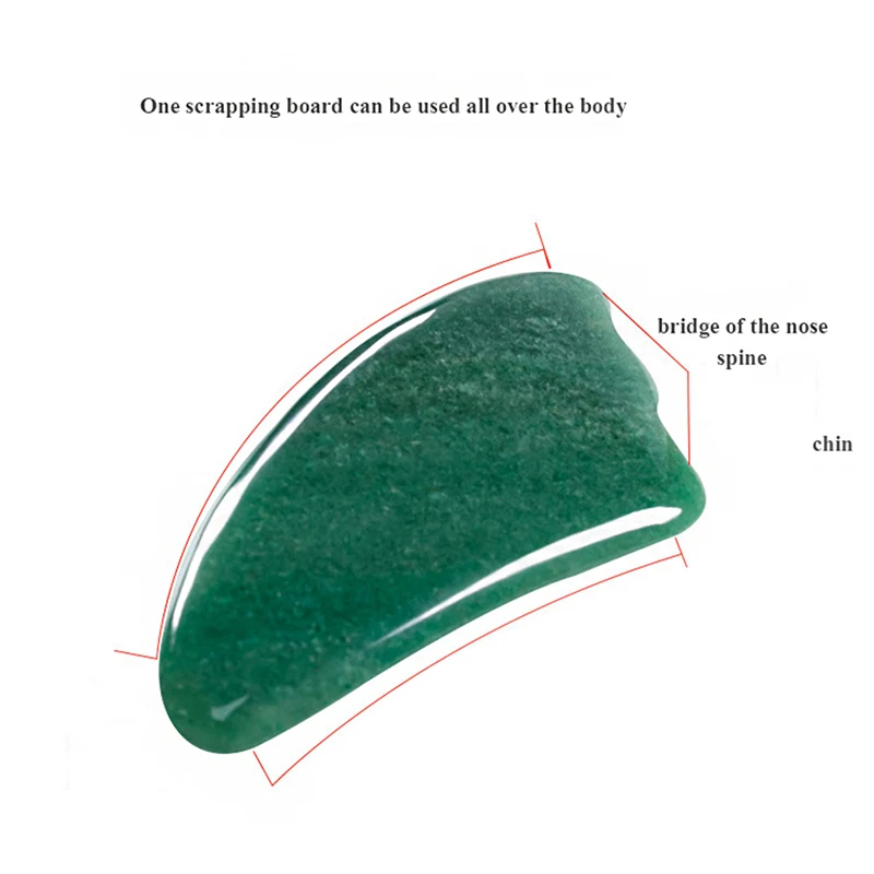 Jinzeyi натуральный зеленый донглин камень скребковая доска скребок планшет массаж