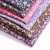 100150cm printed floral dress fabric baby quilting childrens wearing clothes sewing material home textile