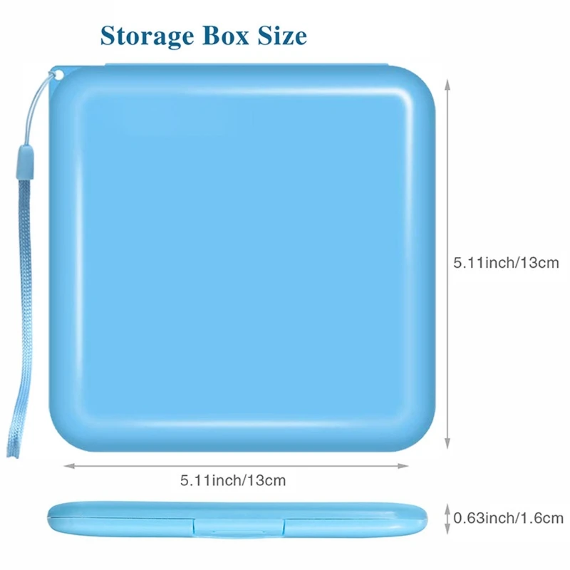 

4 Colors Plastic Storage Box Portable Storage Case Organizer Face Mask Keeper