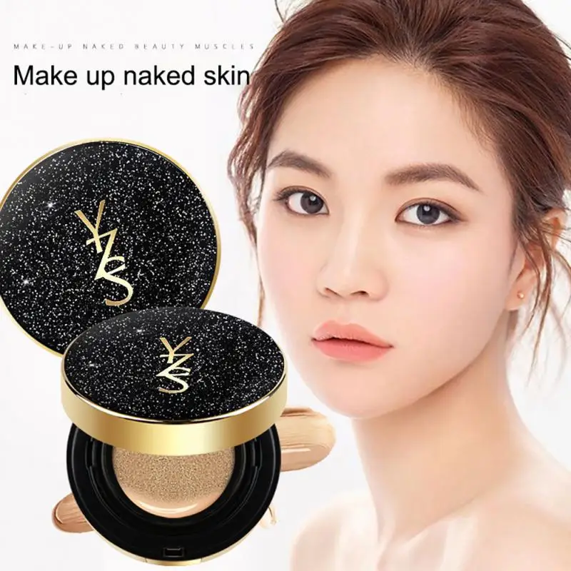 

Hydrating Concealer BB Cream Cushion Nude Makeup Moisturizing Foundation Cream Whitening Invisible Pores Liquid Foundation TSLM1
