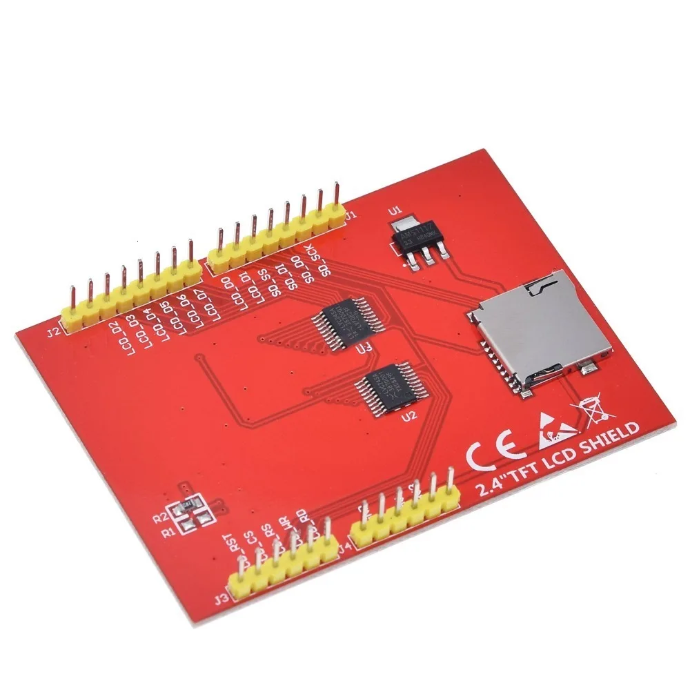 ЖК-модуль TFT 2,4 дюймов TFT ЖК-экран для Arduino UNO R3 плата и поддержка mega 2560 с сенсорной ручкой, UNO R3