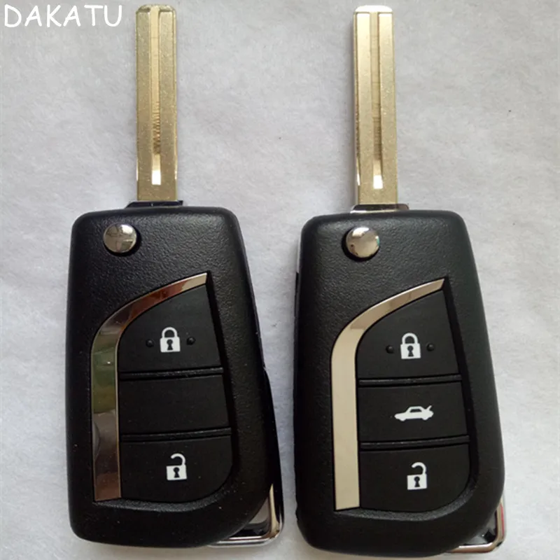Замена DAKATU Модифицированная Складная откидная оболочка ключа дистанционного