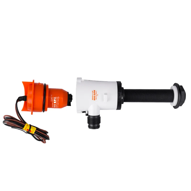 350 600 800 GPH 12 V лодка Livewell аэратор Baitwell аэрационный насос 19 мм Погружной бак для