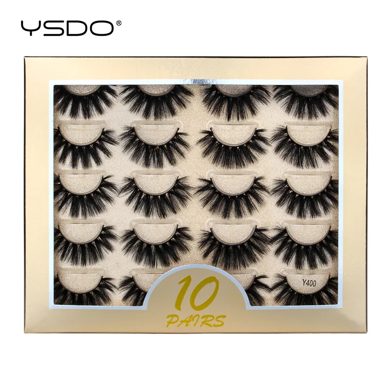 

False Eyelashes 3/5/10 Pairs 3D Mink Lashes Makeup Kit Natural Long Dramatic Lashes Extension HandMade Fake Eyelash maquiagem