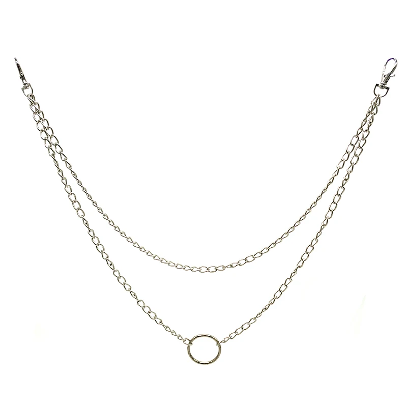 Men Wallet Chain Keychain Punk Rock Style Silver Pants Key Chains Jeans Trousers Hipster Waist | Украшения и аксессуары