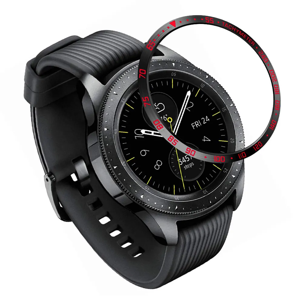 new Bezel Ring for Samsung Galaxy Watch 42mm Adhesive Cover Anti Scratch Stainles Steel Protection Accessories Gear S2 sport | Наручные