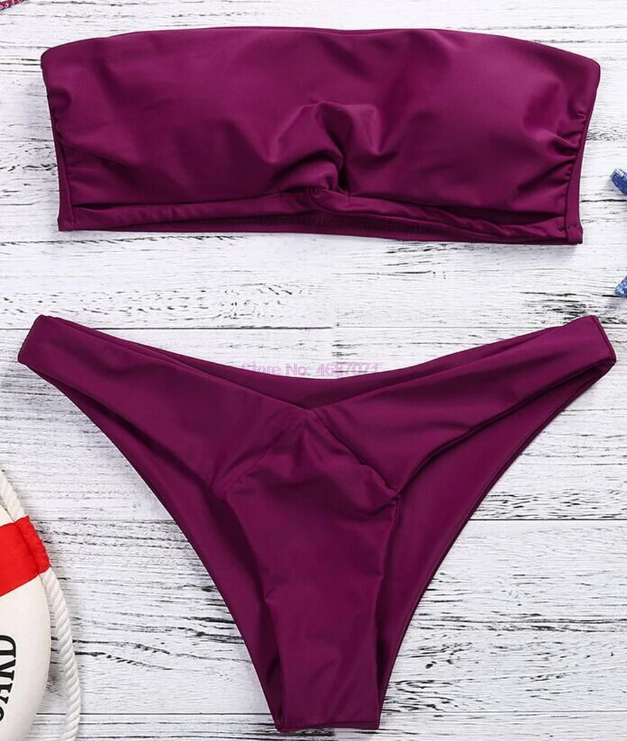 by dhl or ems 20pcs Push Up Bandeau Brazilian Biquini Swimsuits Swimwear Women Sexy Bikinis Set Summer Beach Bathing Suits | Женская