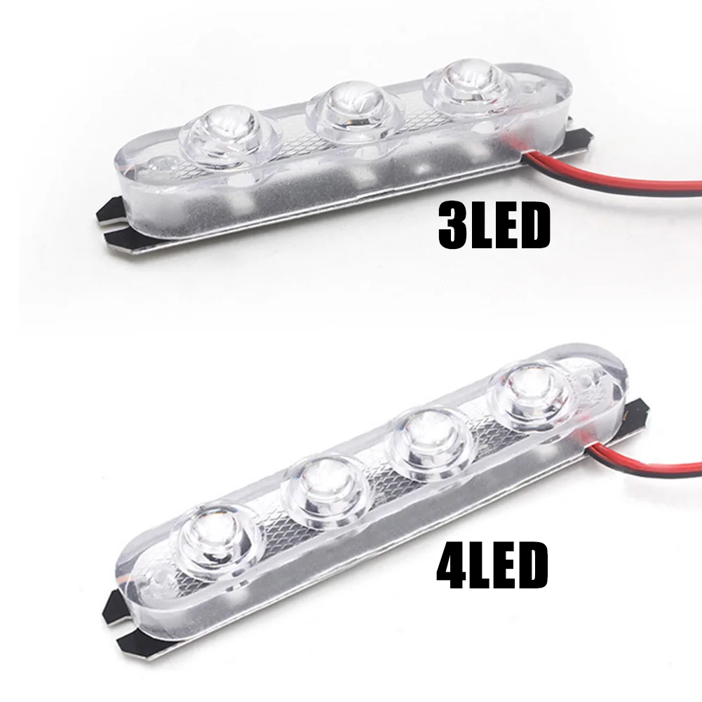 2 шт. автомобильные огни DRL 12 В 4 светодиодный