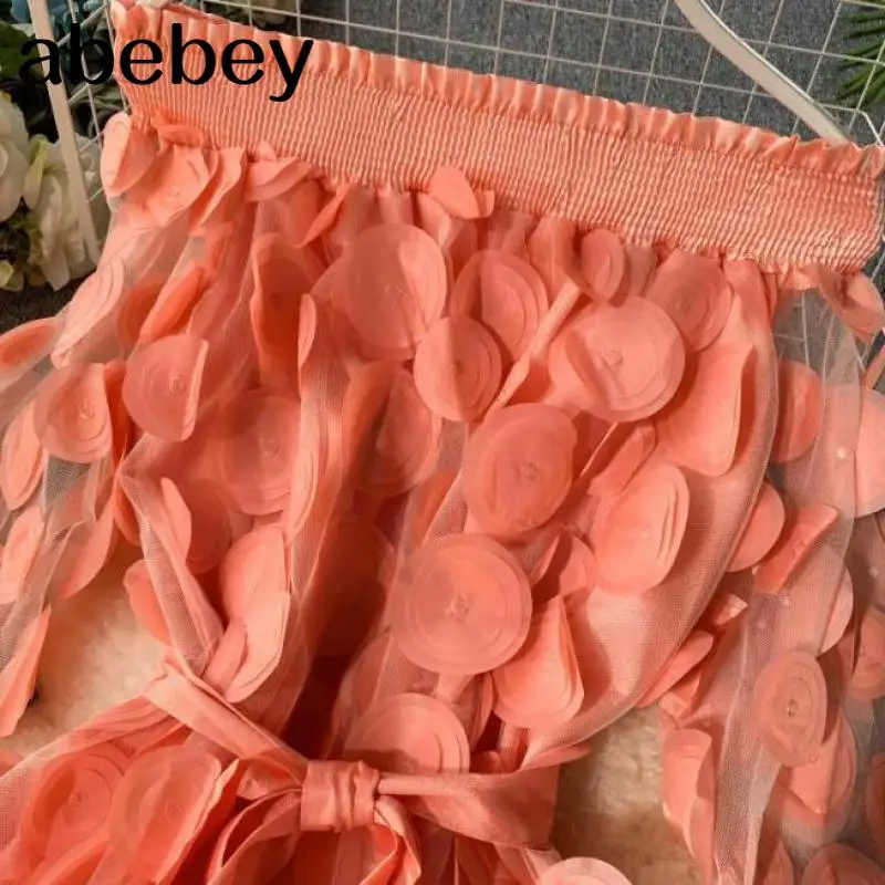 Платье женское с рукавом-пузырьком модное элегантное однотонное платье объемным