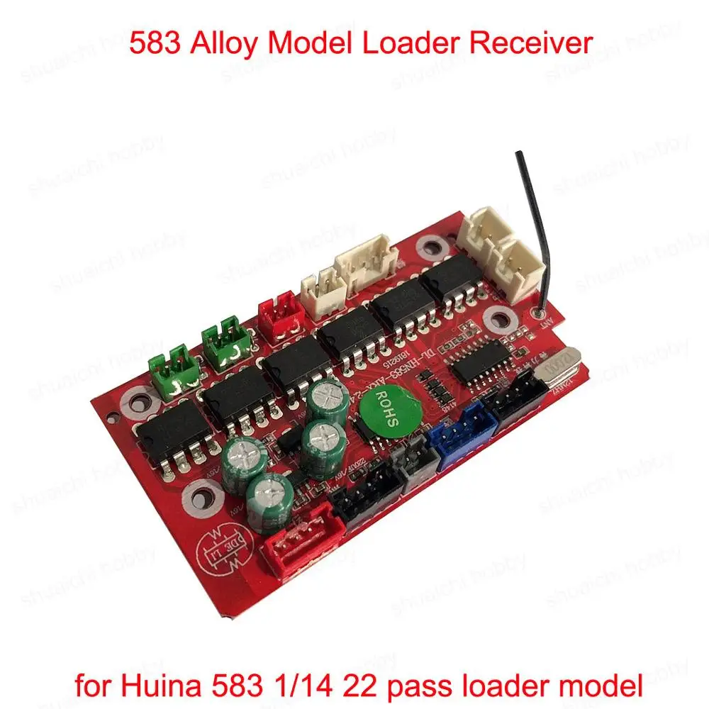 1pc RC Receiving Board for Huina 583 Alloy Model Loader Accessories Receiver Main PCB Used 7.4V Lipo Battery Receive Plate | Игрушки и