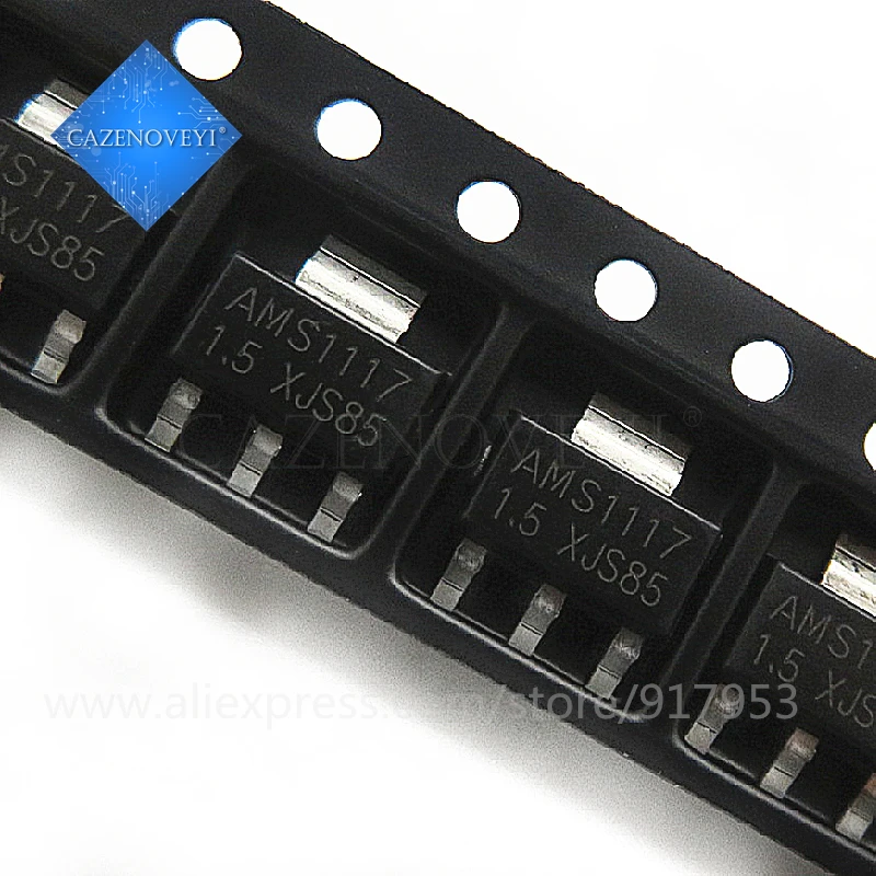 

50 шт./лот AMS1117-1.5 AMS1117 1,5 в 1A SOT-223 новый оригинальный в наличии