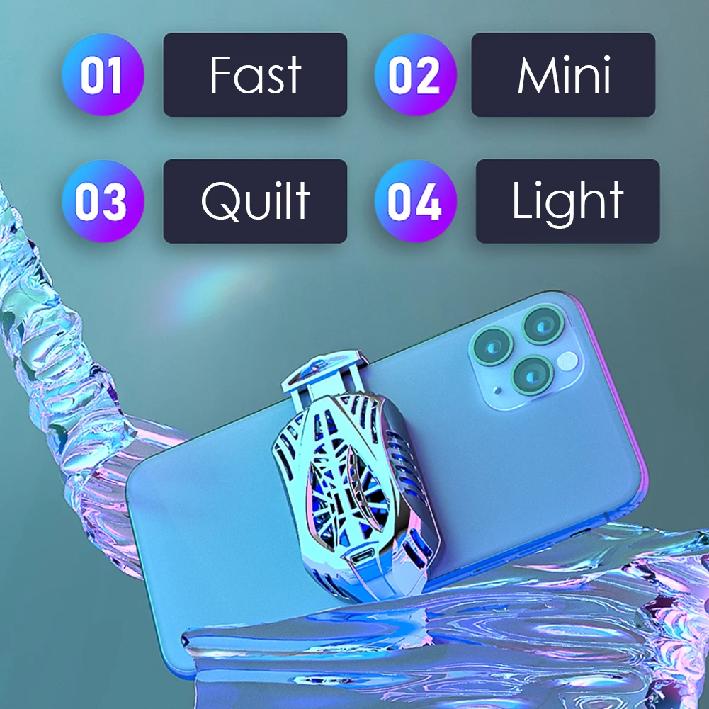 Мобильный телефон радиатор портативный держатель вентилятора игровой для iPhone