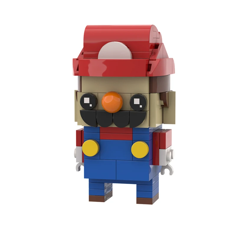 Новое поступление DIY moc Супер Марио Луиджи Йоши брикхедз фигурка строительные блоки игрушки для детей Подарки
