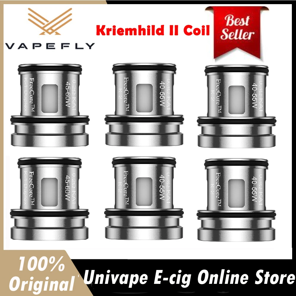С диагональю экрана 3-6 шт. оригинальный Vapefly Kriemhild II катушки 0.2ohm K-1 дуплекс сетки