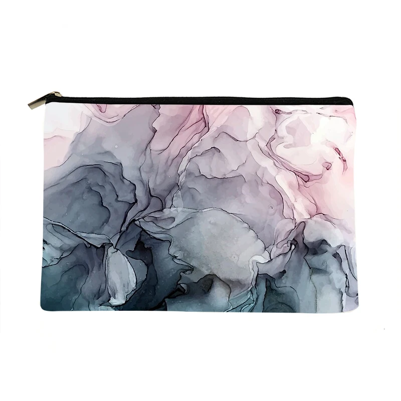 

Женская бегущая сумка для макияжа с абстрактным принтом, Модный женский органайзер для косметики, сумка для путешествий, красочная сумка дл...