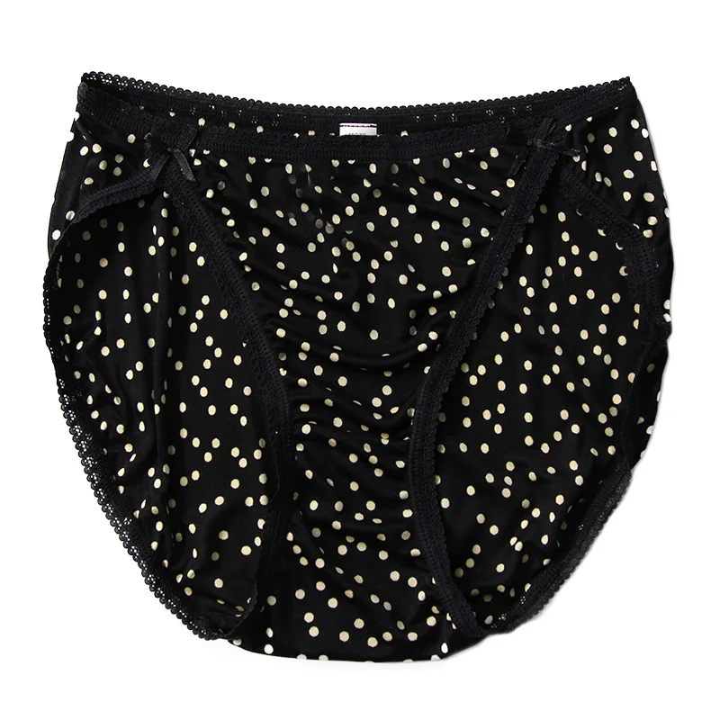 Трусики SuyaDream женские шелковые с заниженной талией 100% трусики принтом в