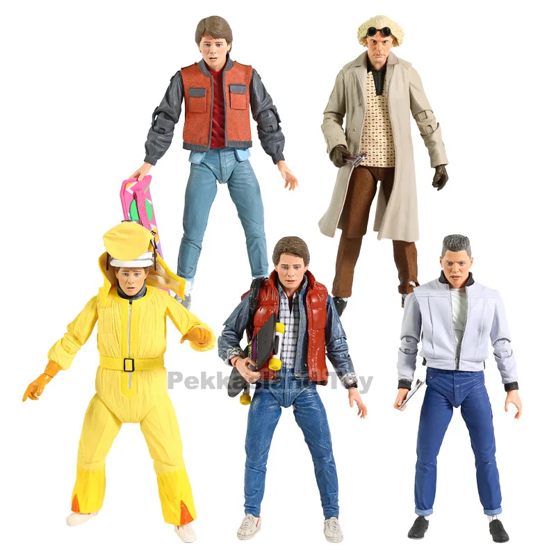 NECA Back to the Future Ultimate Marty McFly Biff tanen Doc Brown экшн фигурка в масштабе 7 дюймов