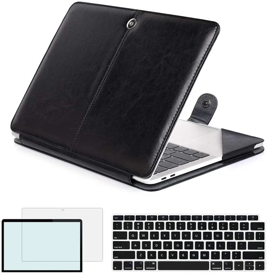 премиум pu кожаный чехол для macbook air