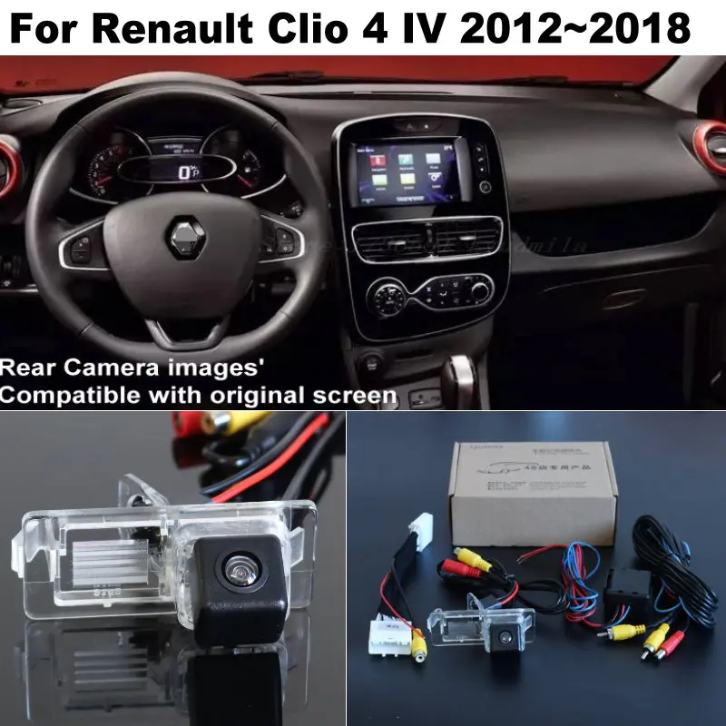 HD Rear View camera For Renault Clio 4 IV 2012 2013 2014 201