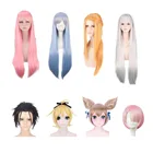 Re: жизнь в другой мир от нуля парик ОЗУ Rem Субару Нацуки синтетические волосы Эмилия костюм Феликс Аргайл Косплэй парики для мужчин и женщин