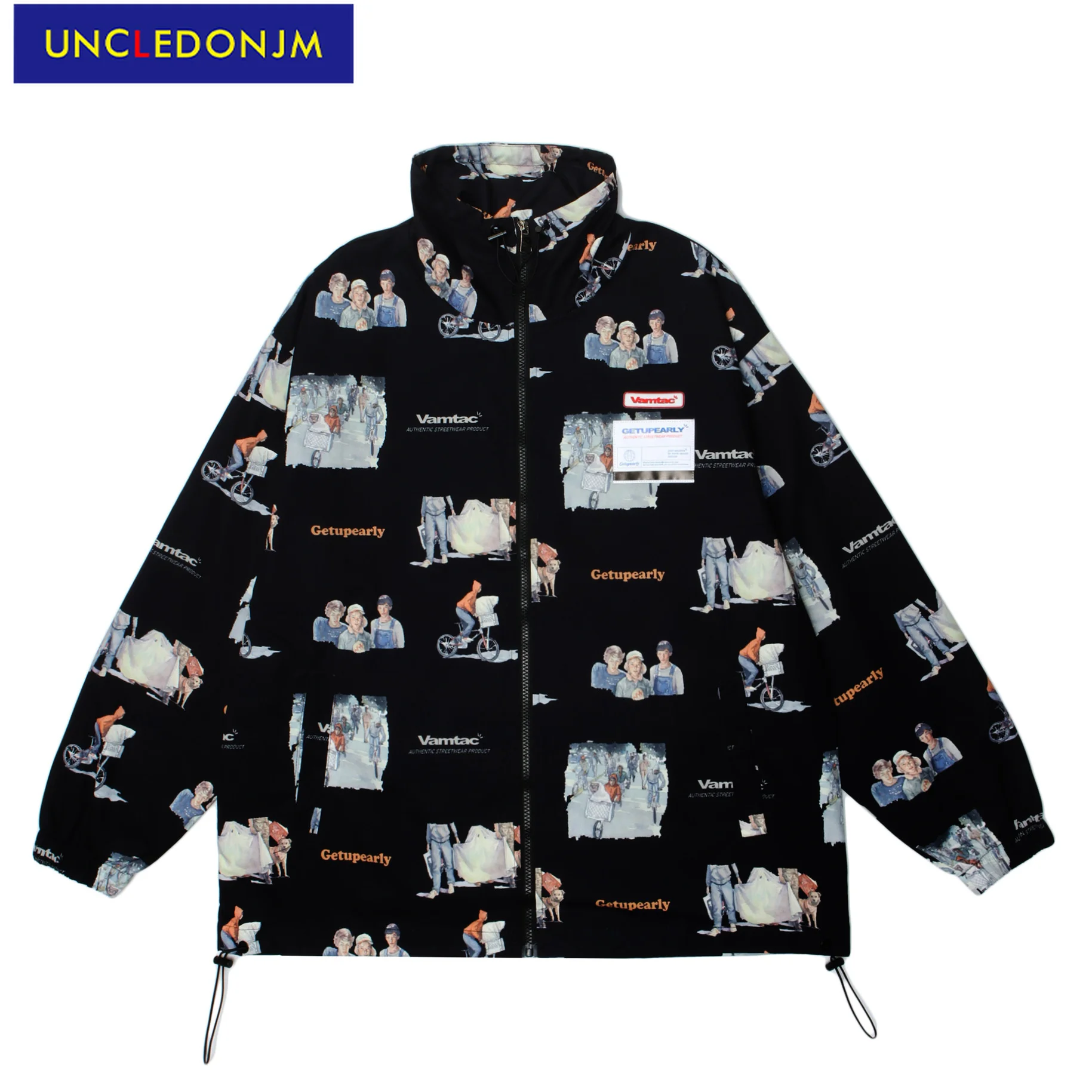 

UNCLEDONJM mens clothing windbreaker men korean jacket mens fashion clothing trends street wear jackets for men