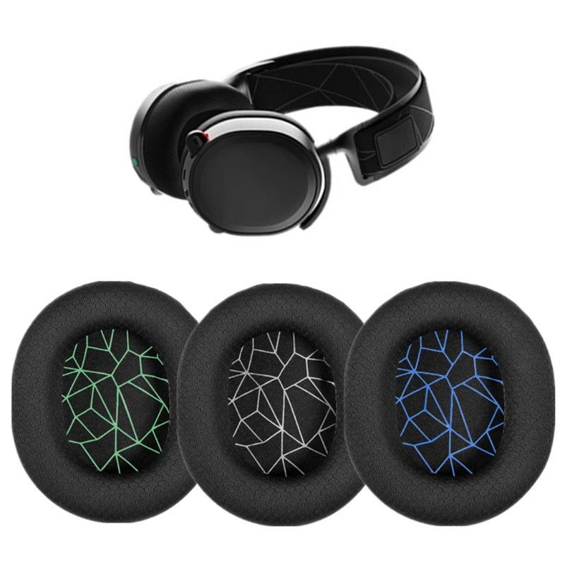 Ear pads Cushion muff cap For Arctis 3 5 7 Pro Headset Headphone mesh fabric