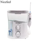 Ирригатор полости рта Nicefeel с резервуаром для воды 1000 мл + 7 насадок с регулируемым давлением