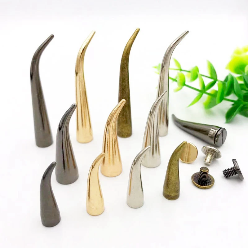 Латунные заклёпки с длинным изгибом заклепки винтами для сумки шляпы обуви