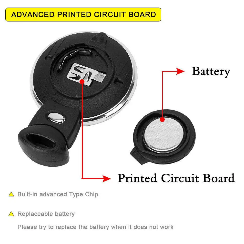 Keyless Remote For Mini Cooper 2007 2008 2009 2010 2011 2012 2013 2014 Key Fob 315 Frequency OE:KR55WK49333 | Автомобили и