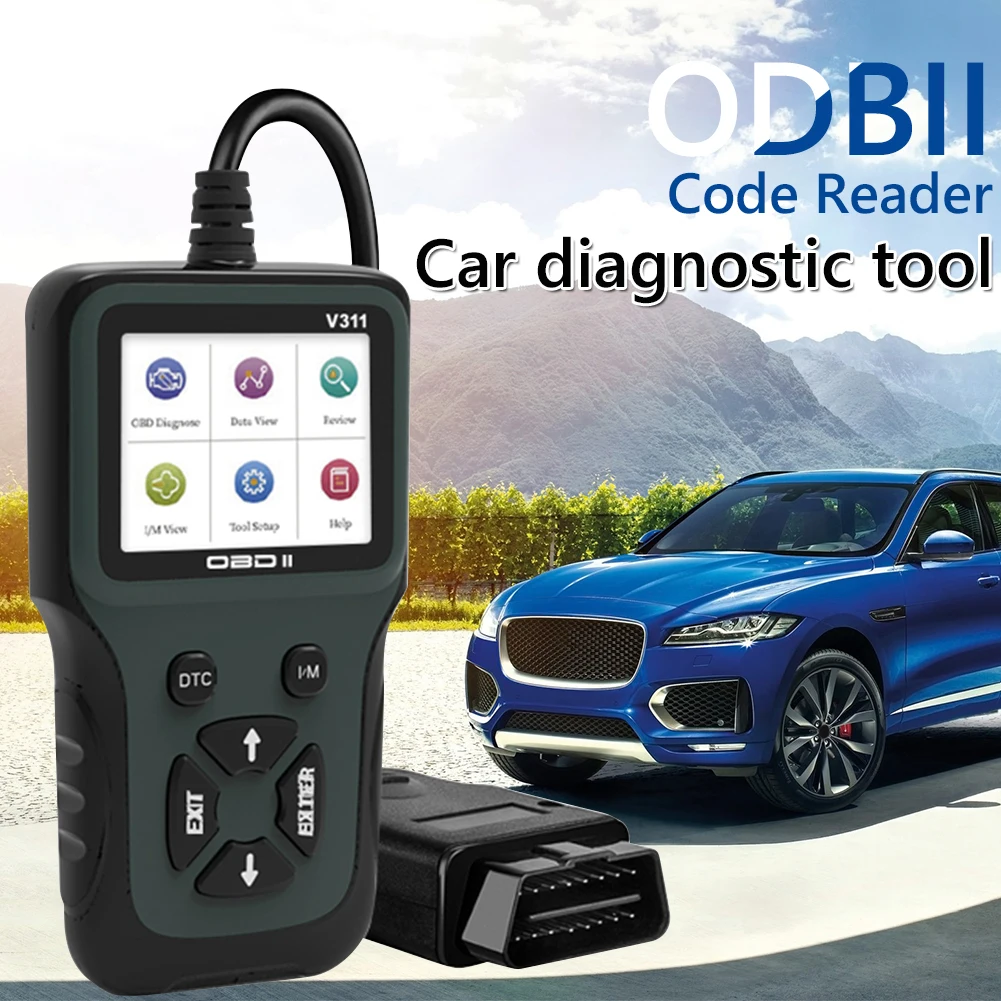 OBDIICAT-V311 OBD2 сканер автоматический считыватель кодов автомобильный