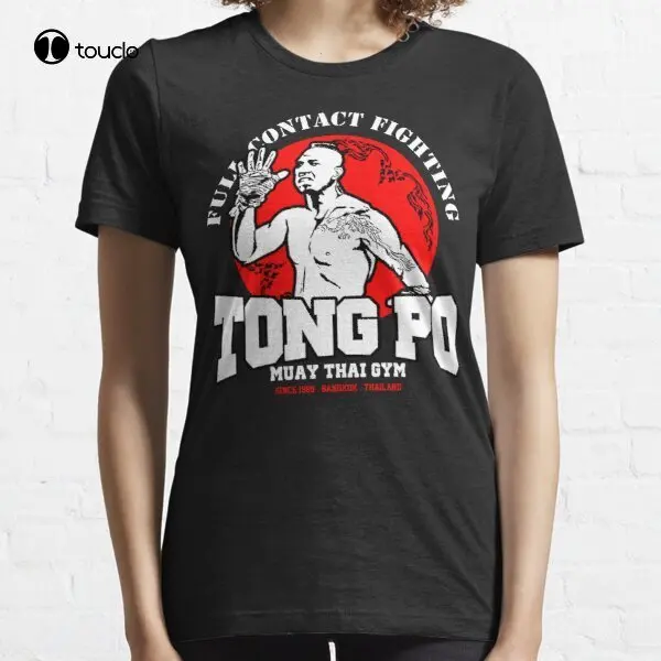 

New Tong Po Muay Thai Fighter Villain Kickboxer Van Damme Movie T-Shirt Tee Shirt Gym Shirts For Men