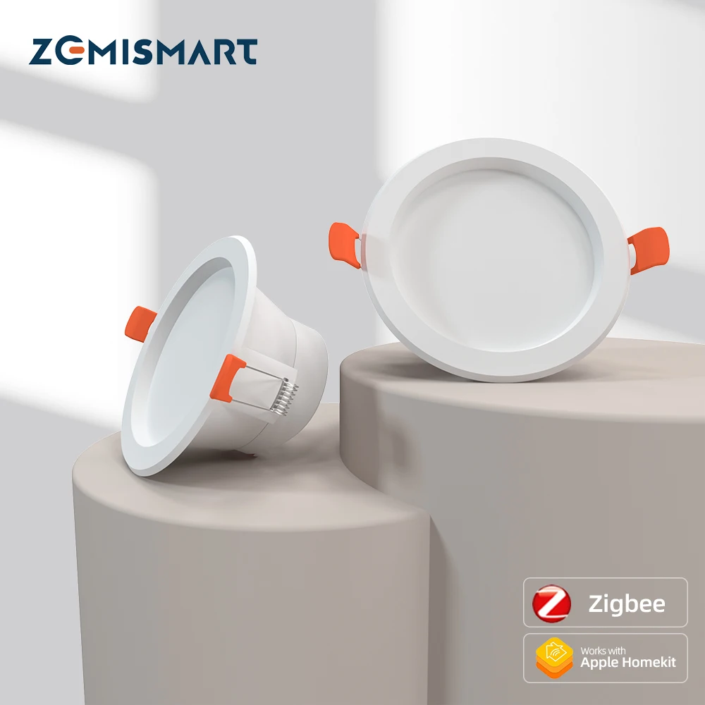 Zemismart Tuya Zigbee светодиодный потолочный светильник с регулируемой яркостью Alexa Google
