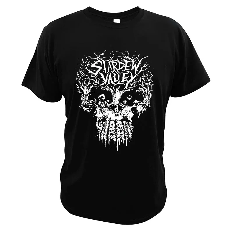 

Классическая футболка Stardew Valley, крутая футболка с круглым вырезом, 100% хлопок, необходимый топ Европейского размера
