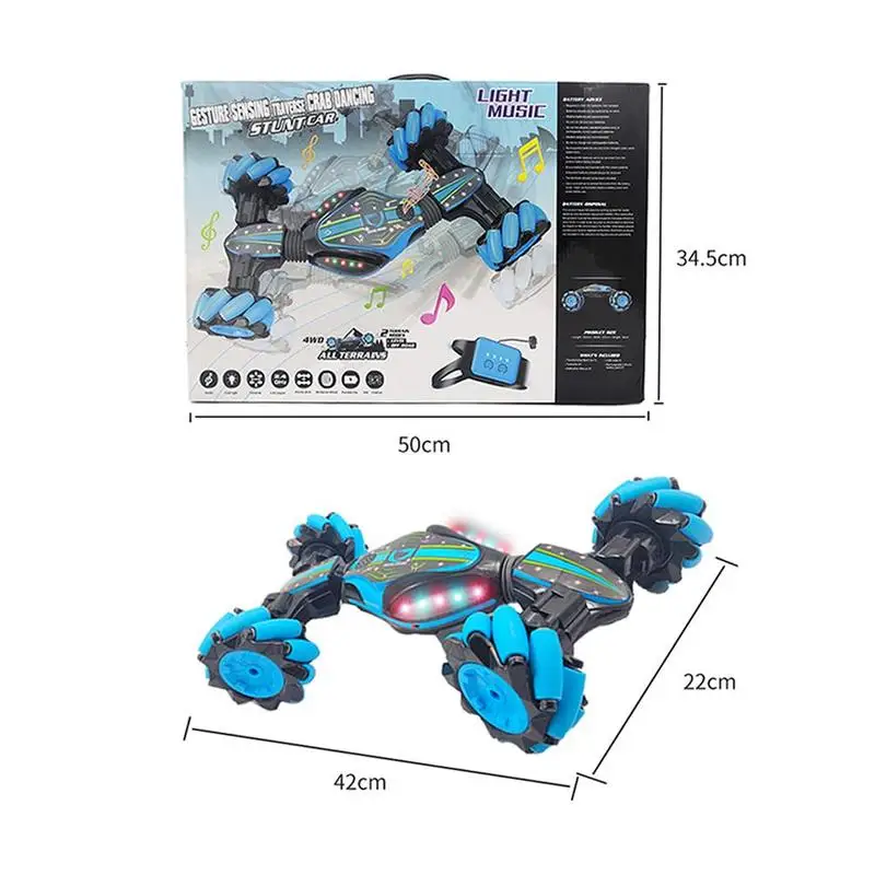 2.4G Gesture Sensing Stunt Remote Control Car Children Light Music Twisting Deformation Climbing Off-road Vehicle Model Toy |